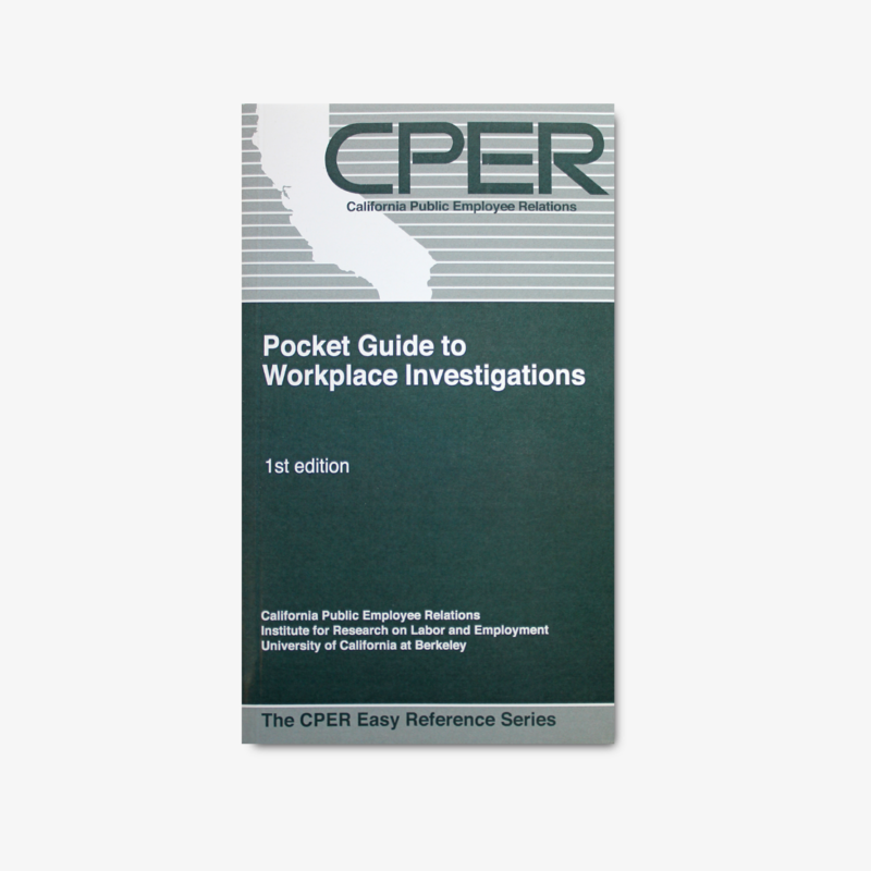 A dark green booklet cover with white font text